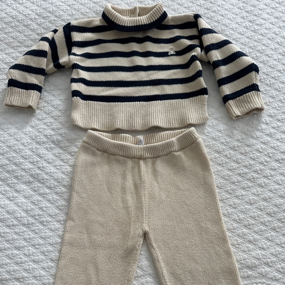 Baby Gap 2 piece sweater set and Baby Gap bear sweater size 12-18 months